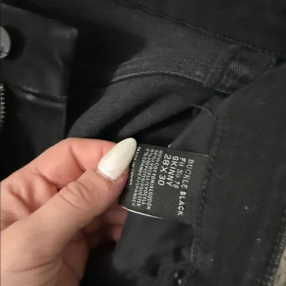 Classic Black Women's Jeans-Buckle Black 28/30 curvy fit - Picture 4 of 10